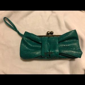 Jessica Simpson Teal Clutch